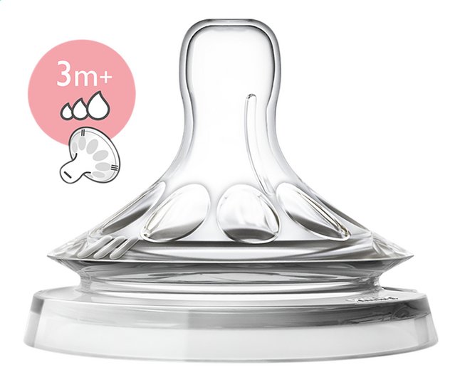 Avent - Tétine 2.0 Natural Response - 3 mois + - Débit variable