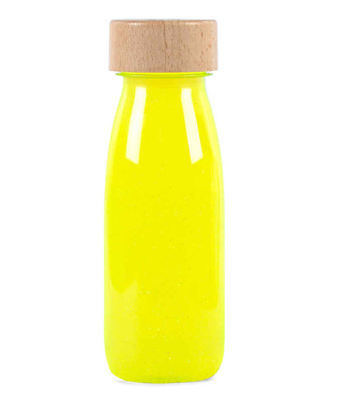 Petit Boum - Bouteille sensorielle Float - Yellow