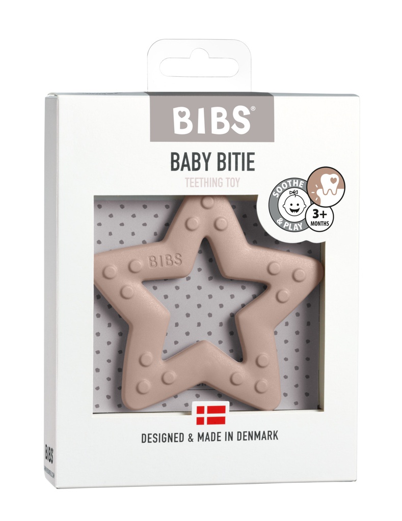 Bibs - Anneau de Dentition - Etoile rose