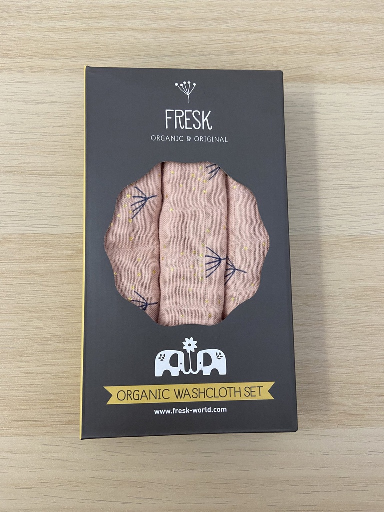 Fresk - Set de 3 gants de toilette - Dandelion