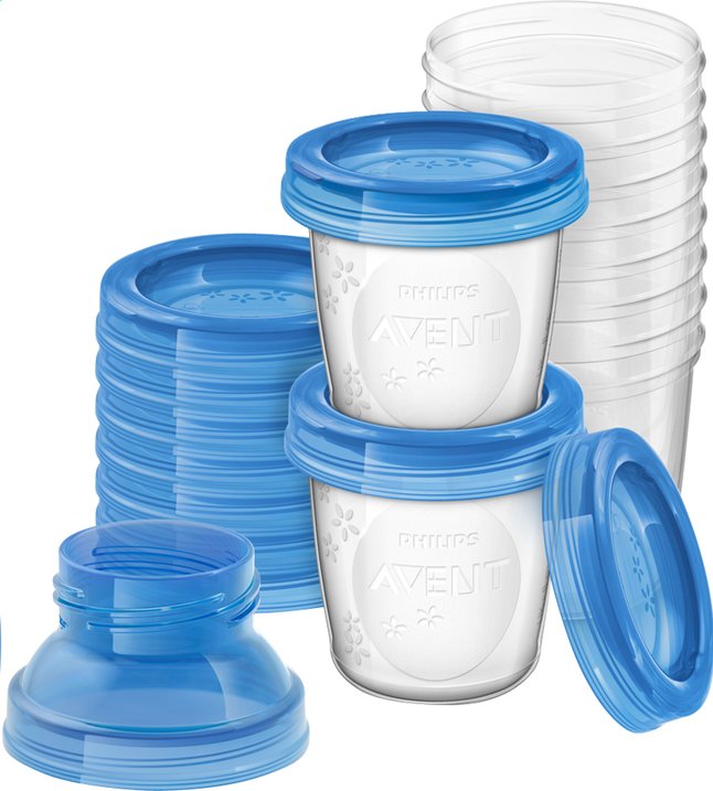 Avent - Set de 10 pots de conservation 180ml