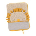 Moulin Roty - Housse de protection de carnet de santé - Sous mon baobab - lion