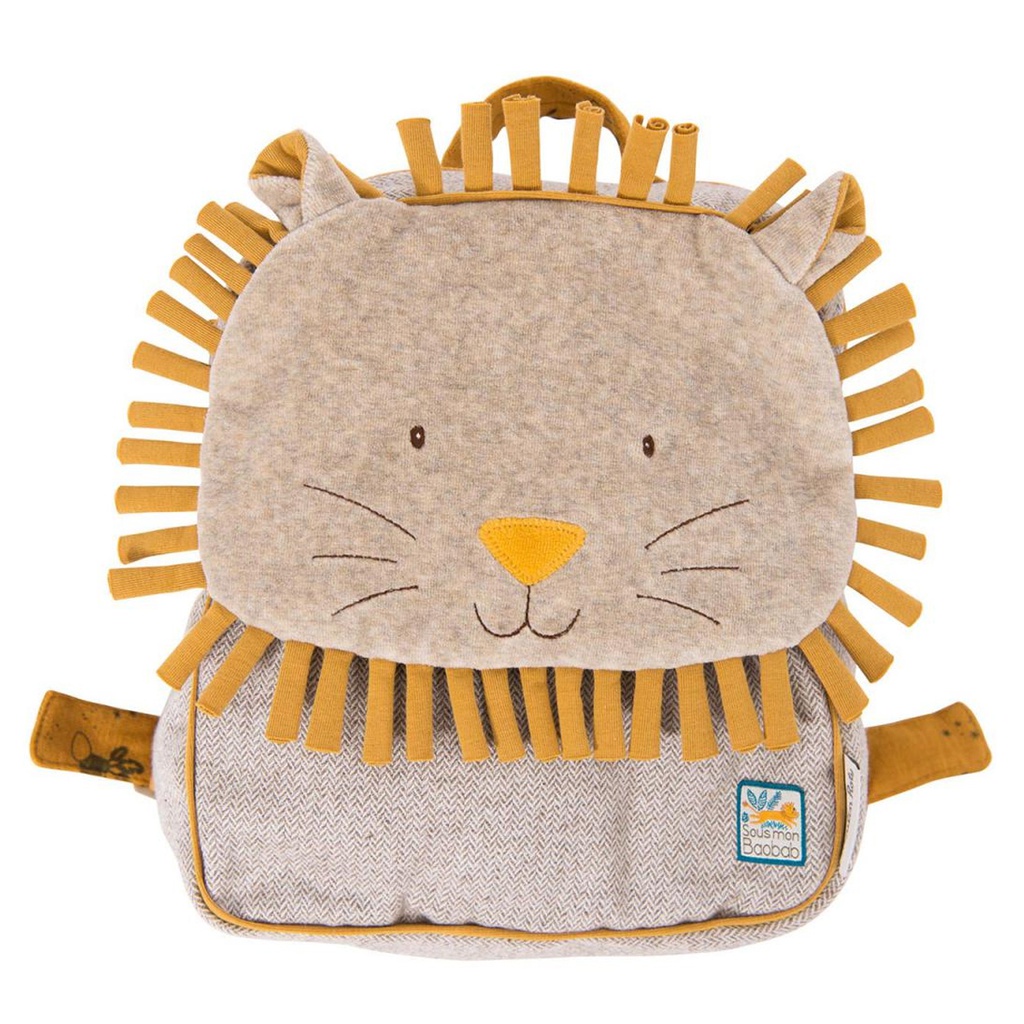 Moulin Roty - Sac à dos - Sous mon baobab - lion