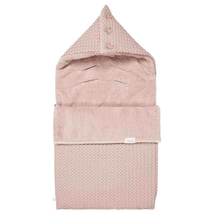 Koeka - Chancelière Siège Auto - Teddy Oslo - Grey Pink