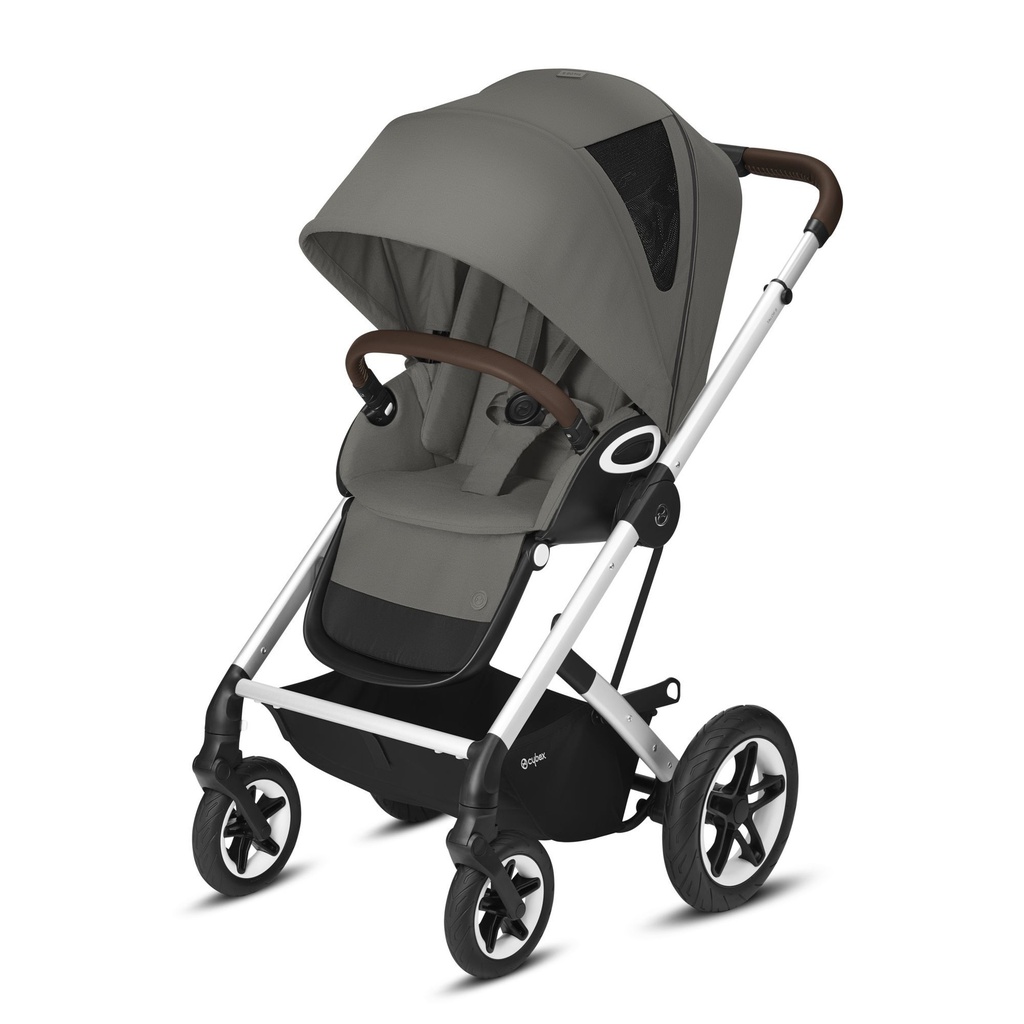 Cybex - Poussette Talos S - Soho Grey - châssis gris