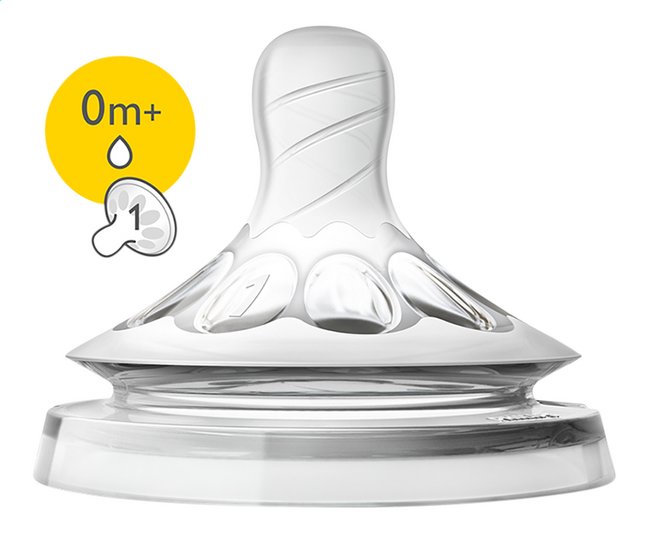 Avent - Tétine 2.0 Natural Response - 0 mois + - Débit 1