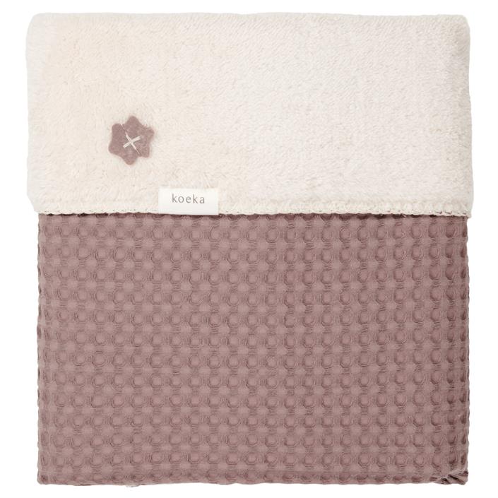 Koeka - Couverture pour Lit Bébé Teddy Oslo 75X100 - Soft Earth/Pebble