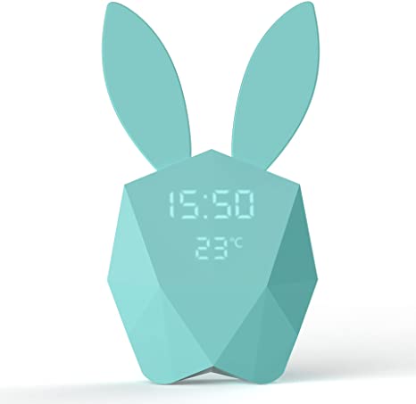 MOB - Cutie clock - Réveil intelligent - Bleu Clair