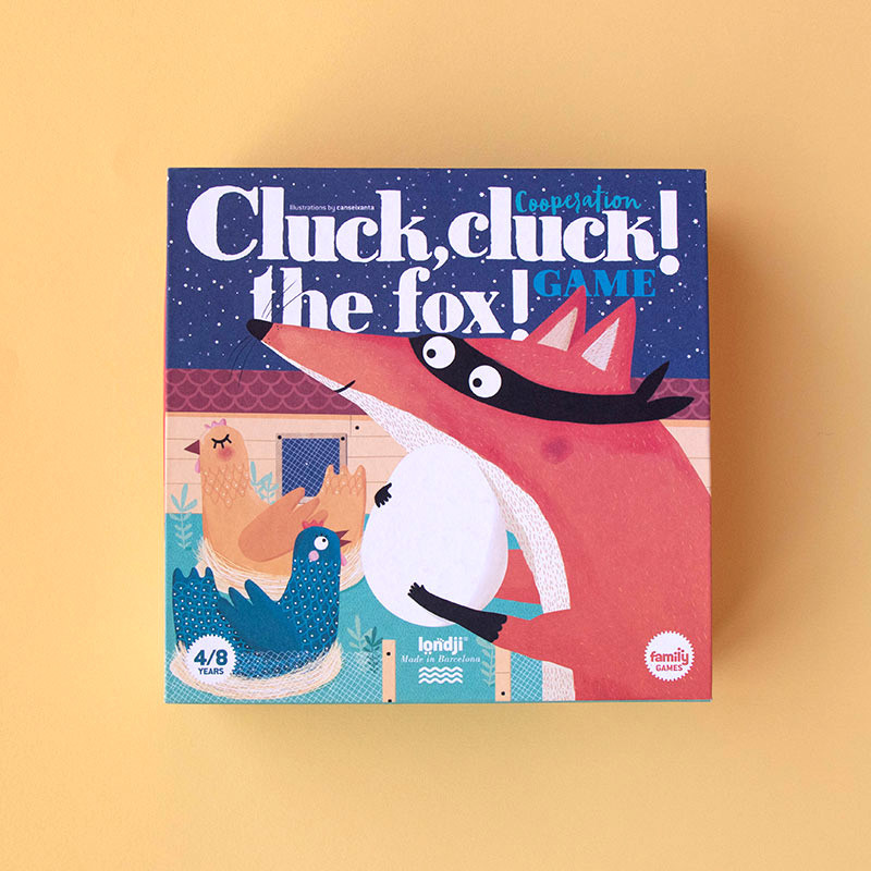 Londji - Jeu de société 3/8ans - Cluck, cluck ! The Fox !