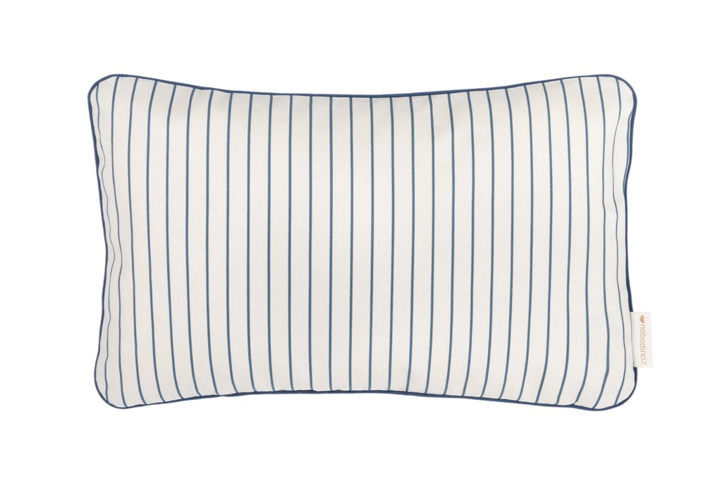 Nobodinoz - Coussin Jazz - Lignes Bleus/Natural