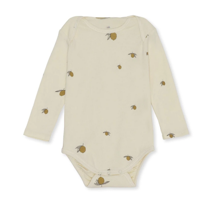 Konges slojd - Body manches longues - Lemon