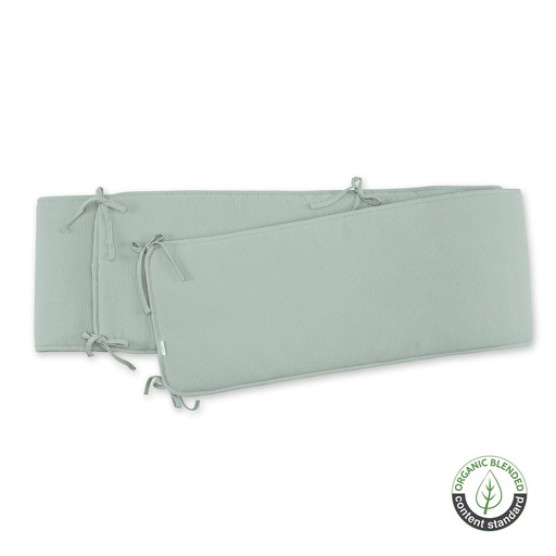 Bemini - Tour de Lit/Parc - Pady Waffle Bio 28/180 cm - Lunar [208QUILT76QU]