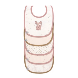 Lassig - Lot de 5 bavoirs - Chinchilla