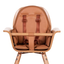 Childhome - Coussin Evolu cuir - Nude (rouille)