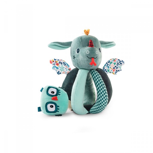 Lilliputiens - Hochet à poignées - Joe le dragon [83367]