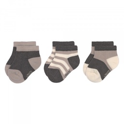 Lassig - Lot  de 3 paires de chaussettes - Anthracite / Taupe