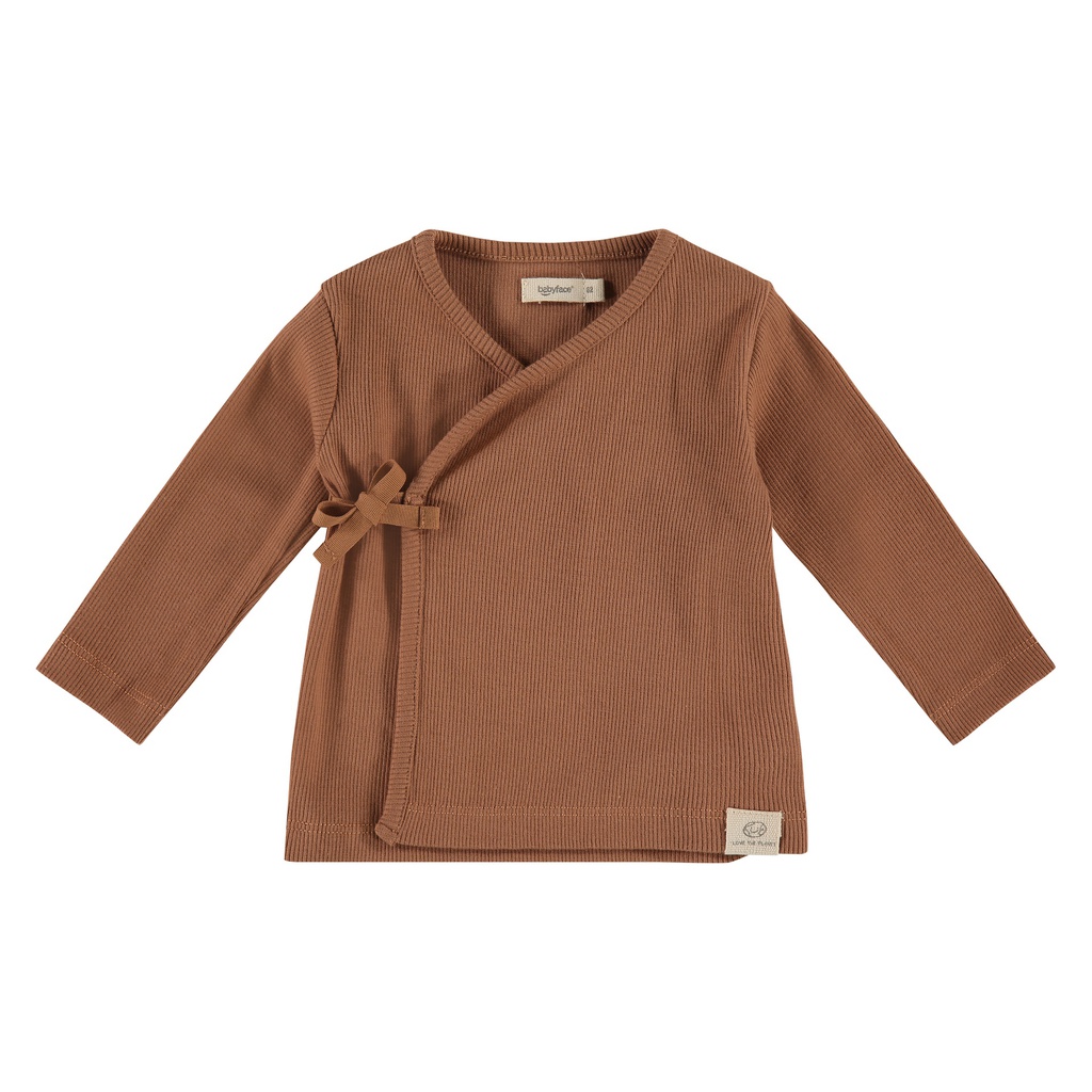 Babyface - T-shirt à longues manches - Cache coeur - nut