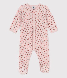 Petit bateau - Pyjama en velours - Dors bien - Fleurs