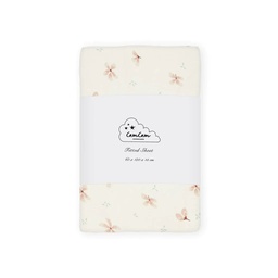 Cam Cam Copenhagen - Drap-housse 60x120 - Windflower crème