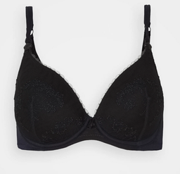 Cache coeur - Soutien gorge Louise - Bleu marine - Bonnet C
