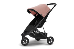 Thule - Poussette Spring châssis noir - Canopy rose