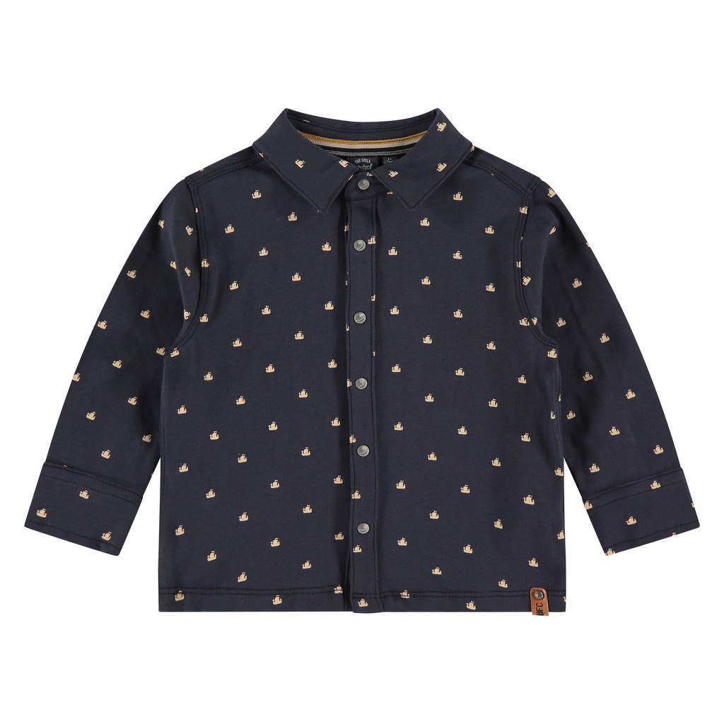 BABYFACE - Chemise longues manches garçon - Navy