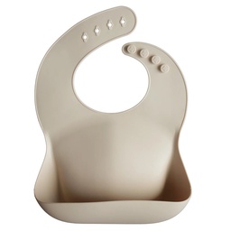 Mushie - Bavoir Silicone - Shifting Sand