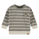 BABYFACE - Sweatshirt garçon - Gris / bandes vertes