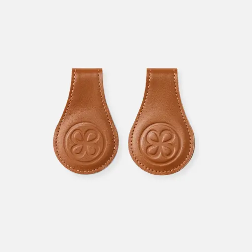 Cloby - Clips pour couverture – Marron (cuir)