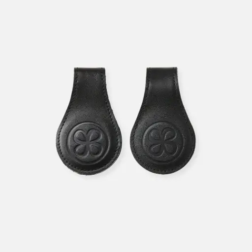 Cloby - Clips pour couverture – Noir (cuir) [CBY-CP1-BLA]