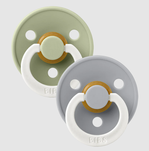 Bibs - Lot de 2 tétines Glow - Sage/Cloud - Taille 2