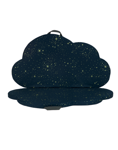 Nobodinoz - Matelas nuage de sol pliable - Gold Stella / Night Blue