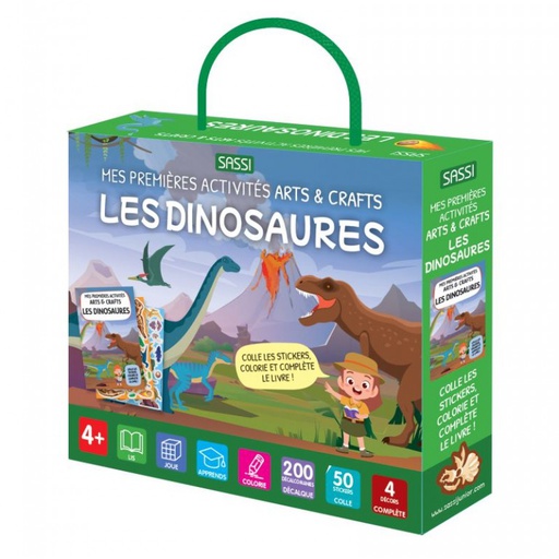 Sassi - Mes premières activités Arts & Crafts - Les Dinosaures