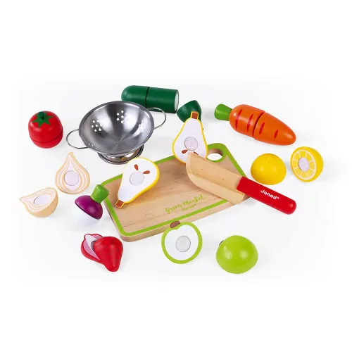 Janod - Set de fruits et légumes à découper - De 3 à 8 ans [J06607]