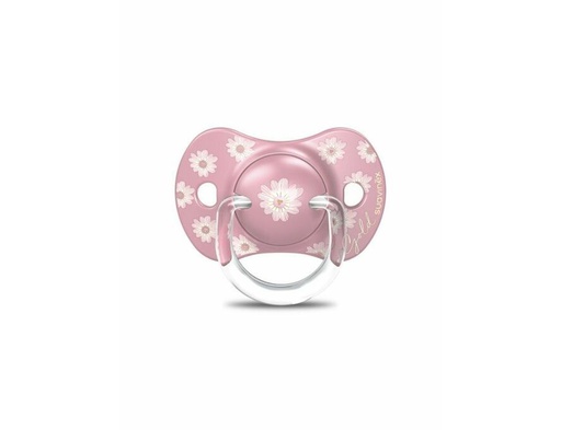 Suavinex - Tétine physiologique en silicone +18 mois - Gold Edition Rose