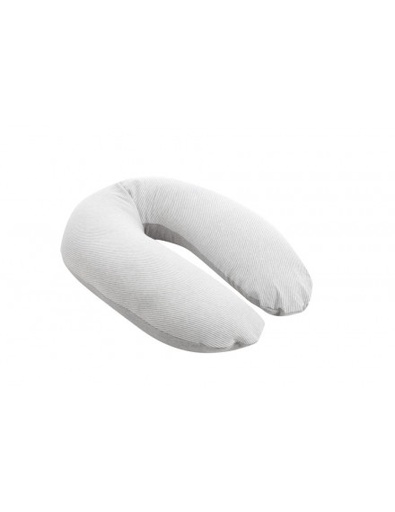 Doomoo – Housse pour Coussin d’Allaitement Buddy – Light Grey