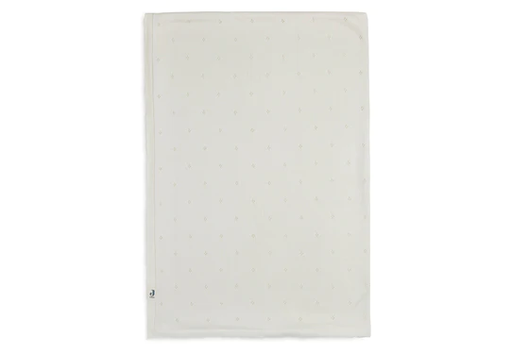 Jollein - Couverture Lit 100x150cm Pointelle - Ivoire