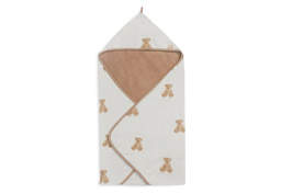 Jollein - Cape de bain 75x75cm - Teddy Bear