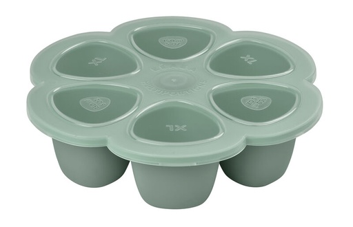 Béaba - Multiportions en silicone 6x150ml - Sage Green [914001]