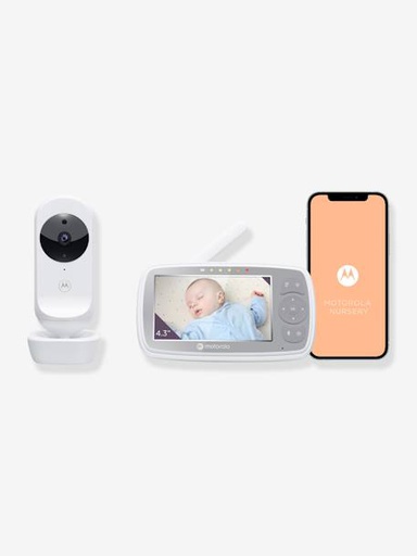 Motorola - Babyphone vidéo Wi-Fi 4"3 - VM44 Connect