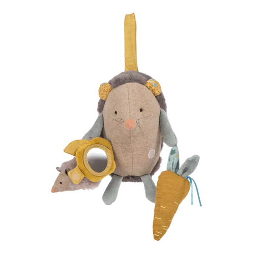 Moulin Roty - Hérisson d'activités à suspendre - Trois petits lapins