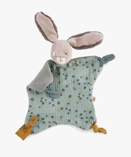 Moulin Roty - Doudou lapin sauge - Trois Petits Lapins [678015]