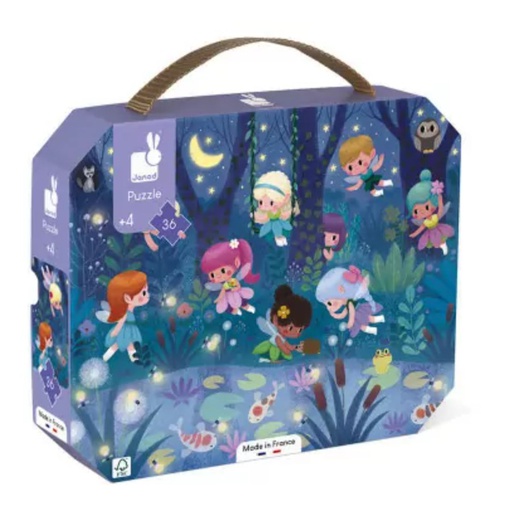Janod - Puzzle Les Fées et les Nénuphars - 36 pcs [J02649]