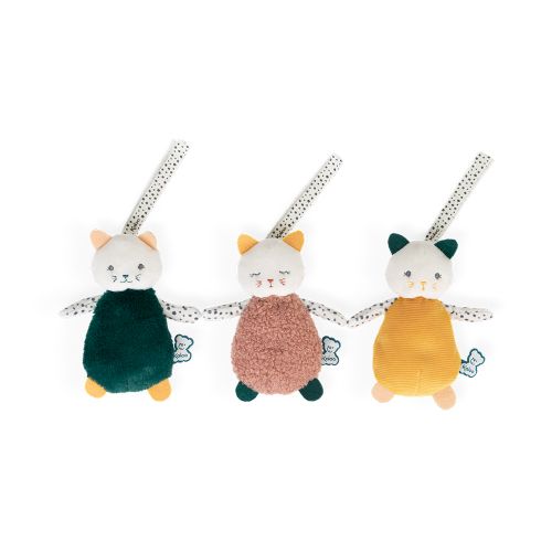 Kaloo - Lot de 3 doudous sensoriels chatons [K971600]