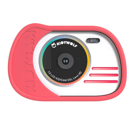 KIDYWOLF - Kidycam étanche - Batterie rechargeable - Rose