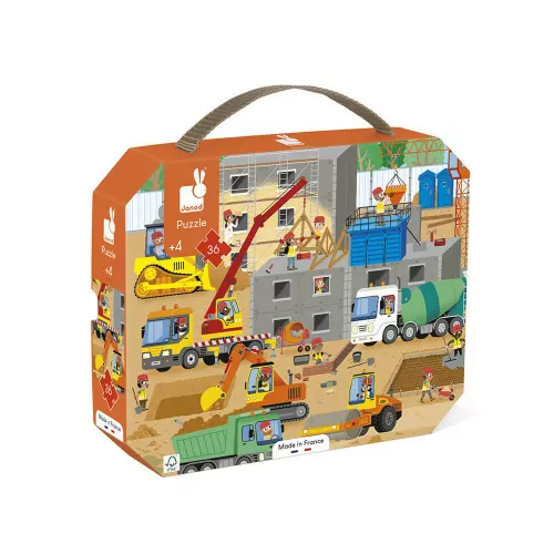 Janod - Puzzle Chantier - 36 pièces [J02604]