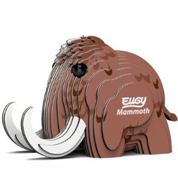 Eugy - Animal en 3D à monter soi-même - carton biodégradable - Mamouth