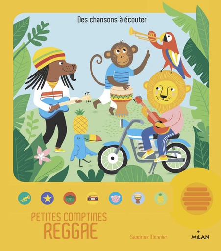 Éditions Milan - Livre sonore - Petites comptines reggae