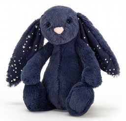 Jellycat - Peluche lapin gris avec étoiles - Medium