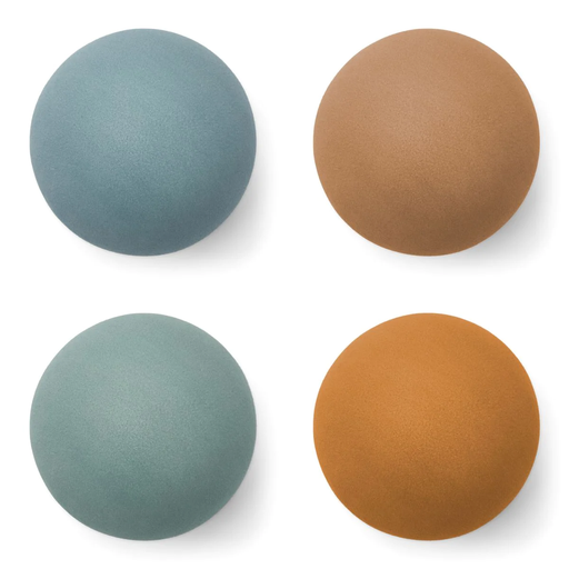 LIEWOOD - Lot de 4 balles Aitana - Mustard Multi Mix